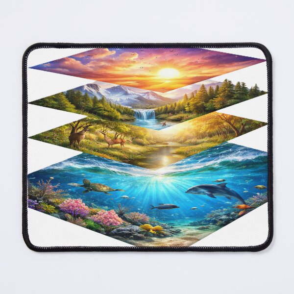 Item preview, Four Layers of Life Nature Art designed and sold by Cloudgrove.