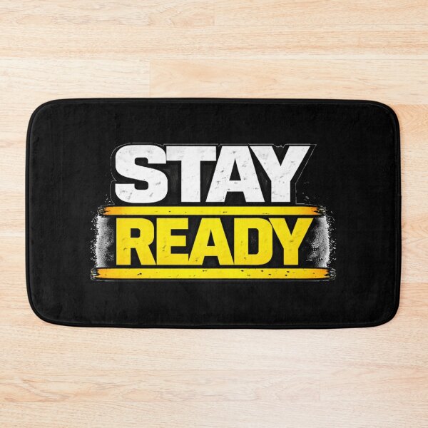 Item preview, Stay Ready Gym Motivation Discipline Mindset Design designed and sold by Wolf Garage.
