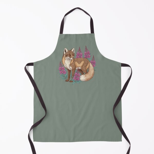 Item preview, Arctic Fox in a Botanical Summer Tundra designed and sold by BirdsnStuff.