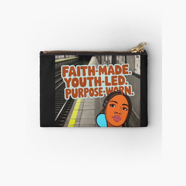 Item preview, Faith Made Youth Led Purpose Worn | Youth Motivation Streetwear | Modern Christian Tee” designed and sold by YoungWorldCo.