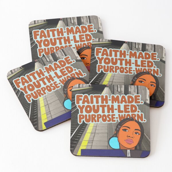 Item preview, Faith Made Youth Led Purpose Worn | Youth Motivation Streetwear | Modern Christian Tee” designed and sold by YoungWorldCo.