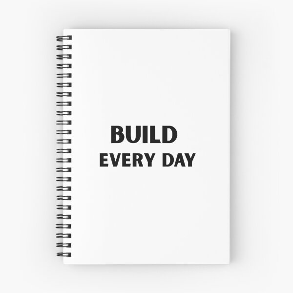Item preview, Build every day motivation design designed and sold by IronMindStudio.