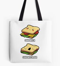 Cute Sandwich Nerd Tote Bag
