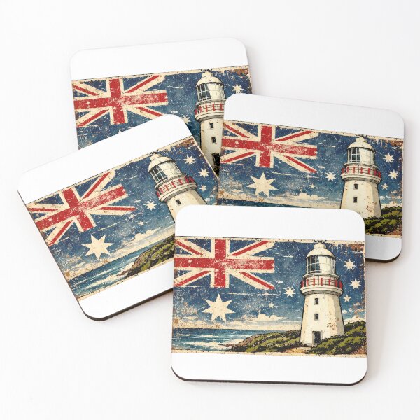Item preview, Cape Otway Lighthouse Vintage Australia – Maritime Heritage Design designed and sold by MuggyandMo.