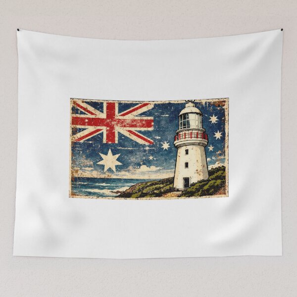 Item preview, Cape Otway Lighthouse Vintage Australia – Maritime Heritage Design designed and sold by MuggyandMo.