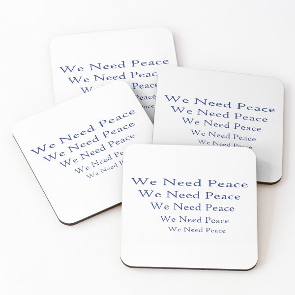 Item preview, we need peach in blue text designed and sold by pipikijung.