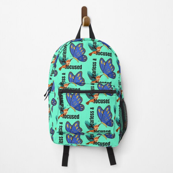 Item preview, Fearless Focus - Vibrant Kingfisher Wildlife Design designed and sold by Mini Pixel Perfect Co..