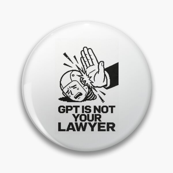 Item preview, GPT Is Not Your Lawyer - Funny Legal Slap Pixel Art designed and sold by Pixel ProHumor.