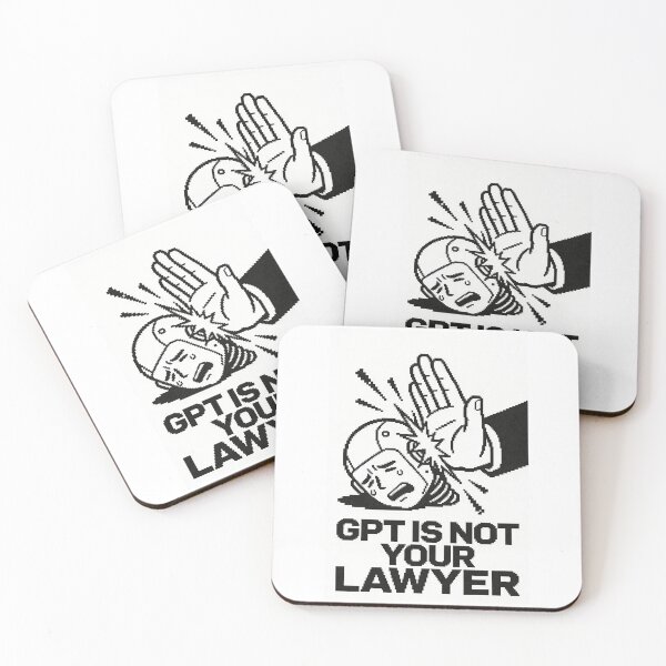 Item preview, GPT Is Not Your Lawyer - Funny Legal Slap Pixel Art designed and sold by Pixel ProHumor.