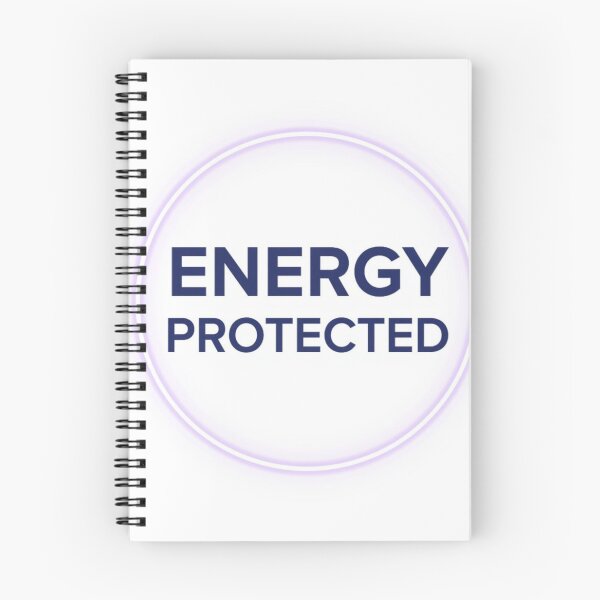 Item preview, Energy Protected Aura Minimalist Typography Design designed and sold by InnerJoySpace.