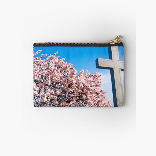 Item preview,  Blooming almond tree. Crucifix on the background. designed and sold by Niageadon.