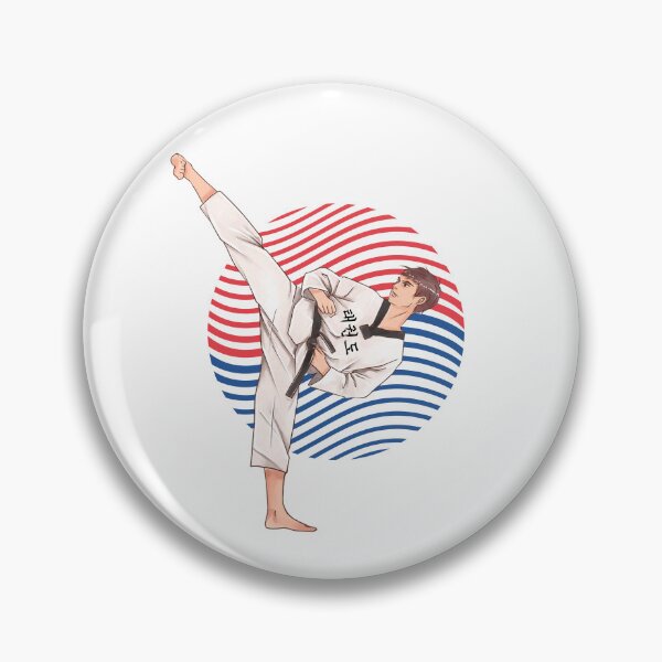 Item preview, Taekwondo Kick – Korean Martial Arts Design designed and sold by mycreastyle.