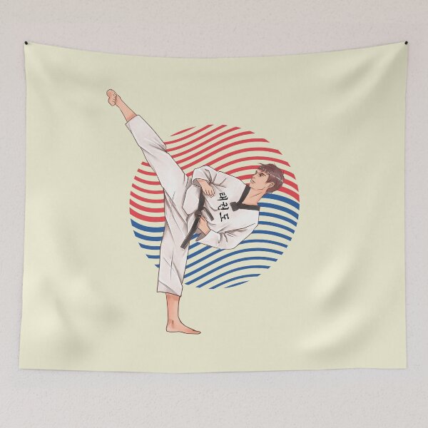 Item preview, Taekwondo Kick – Korean Martial Arts Design designed and sold by mycreastyle.