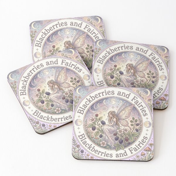 Item preview, Blackberries and fairies designed and sold by Faerieglen.