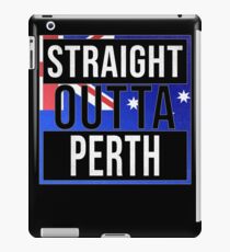 Straight Outta Perth Retro Style - Gift For An Australian From Perth in Western Australia , Design Has The Australia Flag Embedded iPad Case/Skin