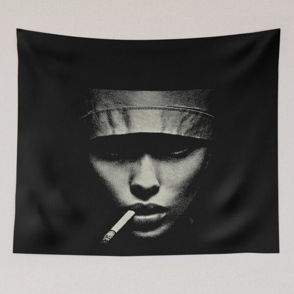 Item preview, Low Key Nurse Smoking Cigarette Vintage Halftone designed and sold by k3rstman1.