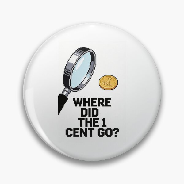 Item preview, The 1 Cent Mystery: An Accountant's Horror Story designed and sold by Pixel ProHumor.