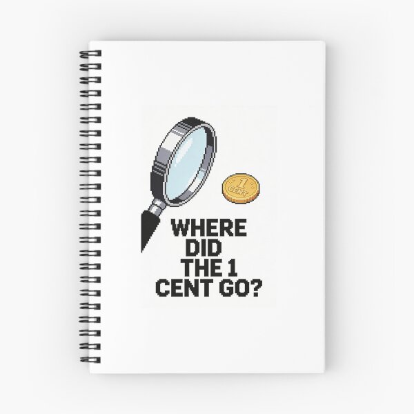 Item preview, The 1 Cent Mystery: An Accountant's Horror Story designed and sold by Pixel ProHumor.