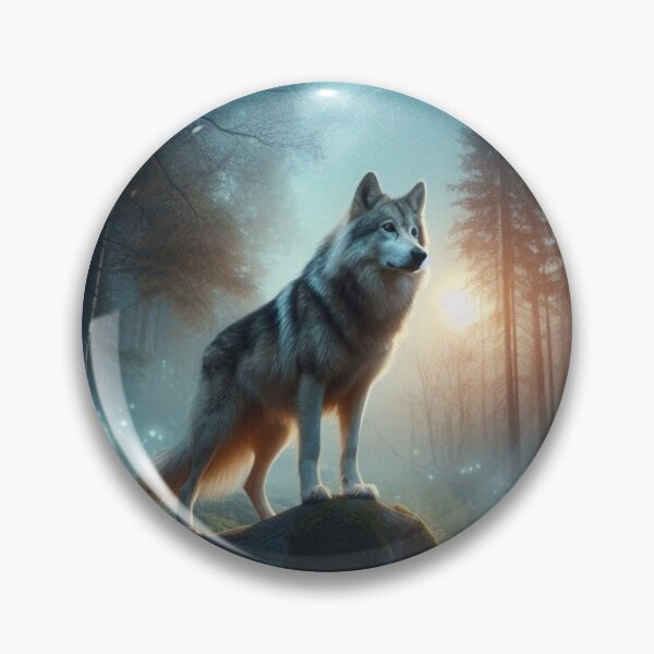 Item preview, mystical wolf moonlight design designed and sold by Dogandesighn.