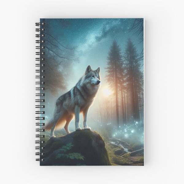 Item preview, mystical wolf moonlight design designed and sold by Dogandesighn.