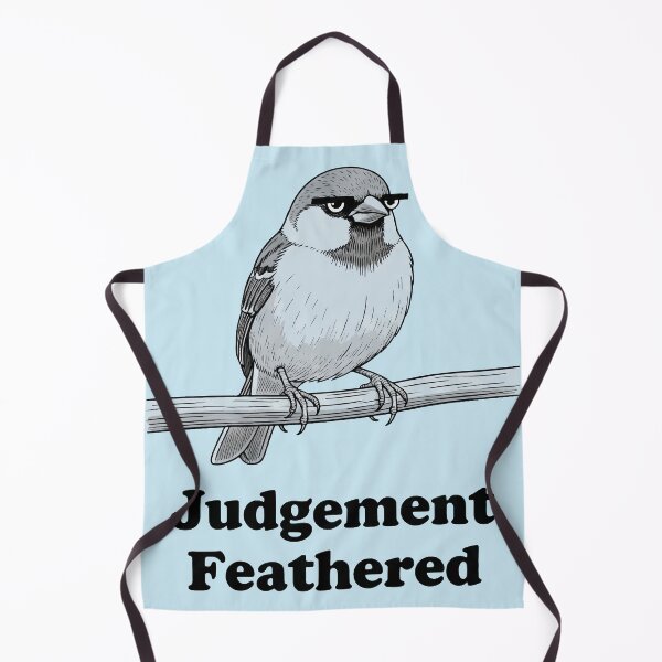 Item preview, Judgement Feathered Grumpy Sparrow designed and sold by SillyPawsStudio.