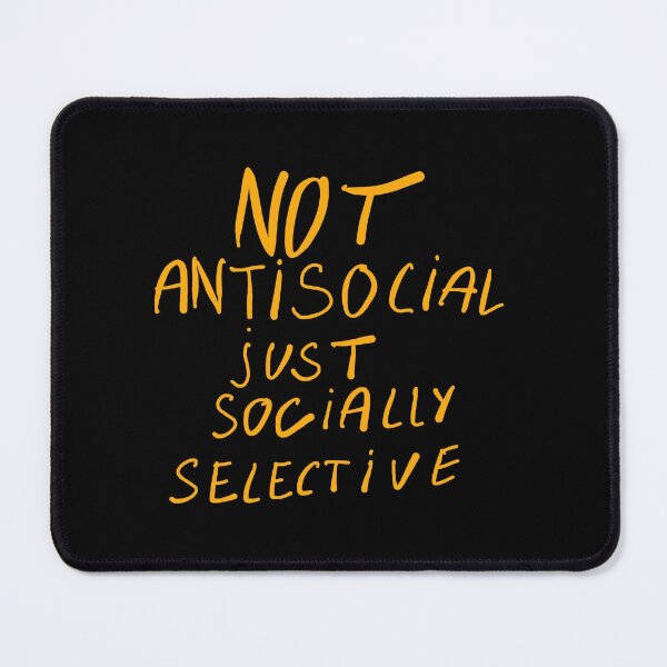 Item preview, Not antisocial designed and sold by Boloboc.