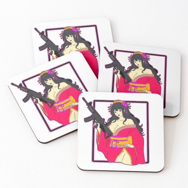 Item preview, Anime​ kimono​ girl​ gun​ designed and sold by DigitalArtTK.