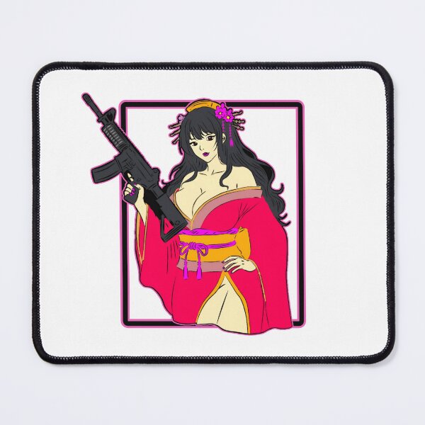 Item preview, Anime kimono girl gun designed and sold by DigitalArtTK.