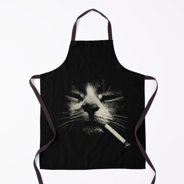 Item preview, Cool Orange Cat Smoking Cigarette Portrait designed and sold by k3rstman1.