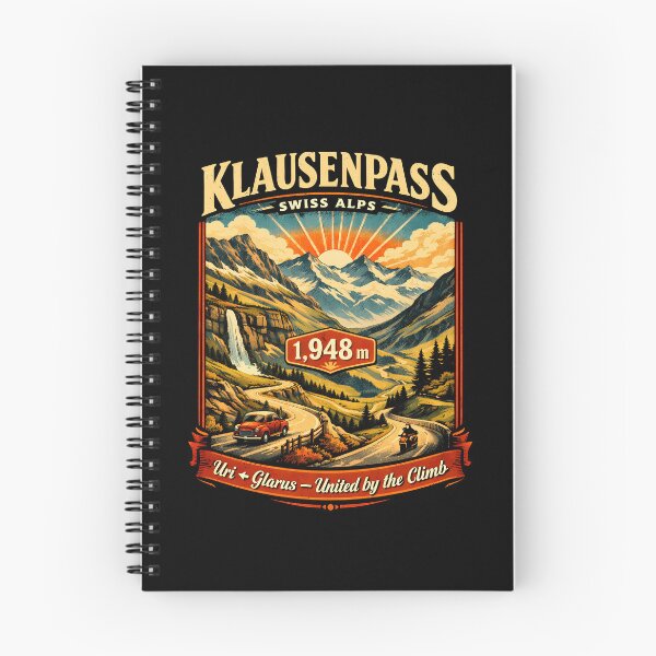 Artikelvorschau, Klausenpass-T-Shirt entworfen und verkauft von natzeroART.