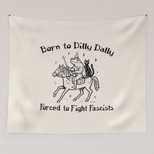 Item preview, Retro Funny Medieval Frog, Protest Freedom Of Speech Activist Rally Political Human Constitutional, Feminism Meme designed and sold by toongstudio.