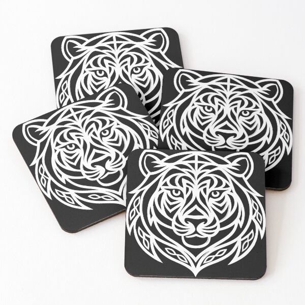 Item preview, Majestic Tiger Portrait Symbolic Spirit Animal Gift Art designed and sold by VikArtStudio.