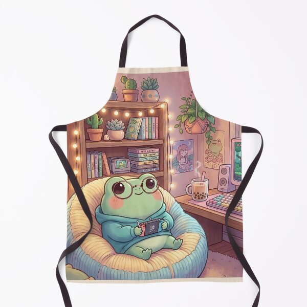 Item preview, Kawaii Frog Gamer Cozy Beanbag Aesthetic Gaming - T-Shirt & Stickers designed and sold by ZyxDes.