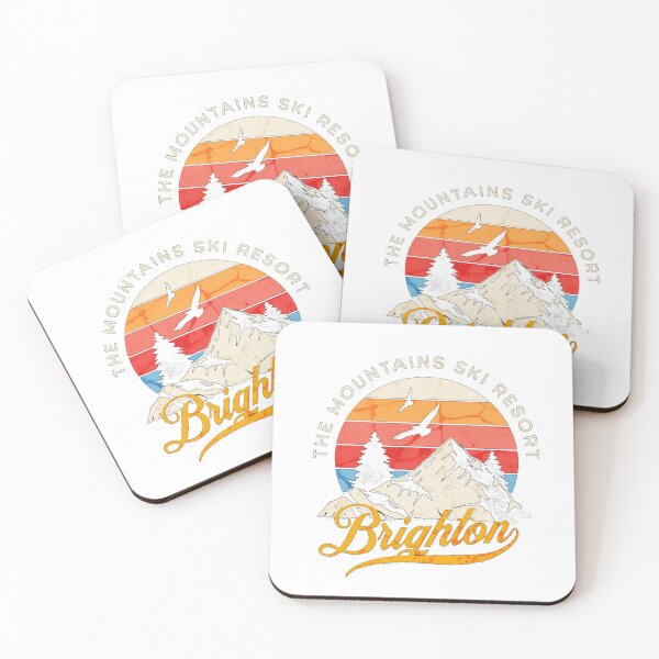 Item preview, Brighton Ski Resort / Ski Resort Red Mountain  designed and sold by TheEndDesign.