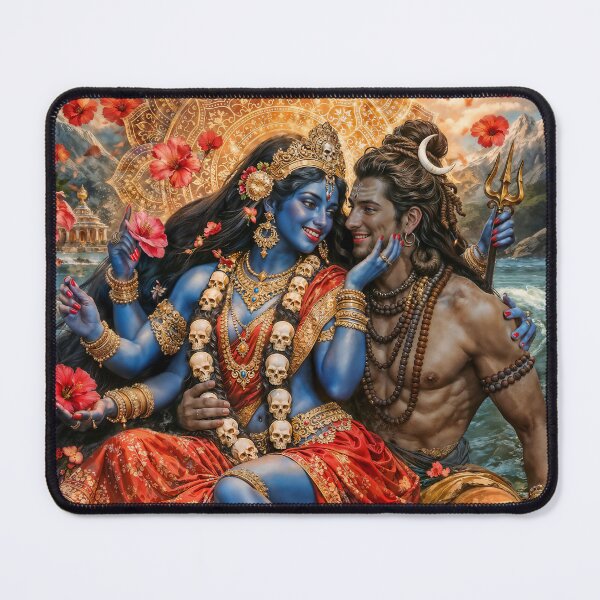 Item preview, Flame and Flowers, Kali and Shiva designed and sold by AliceWhiteDF.
