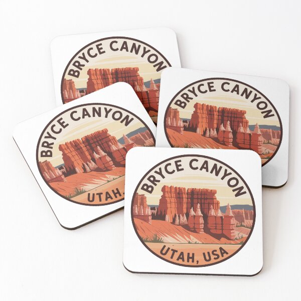Item preview, Bryce Canyon National Park Vintage Travel Badge - Utah Retro Hoodoo Emblem designed and sold by pod24.