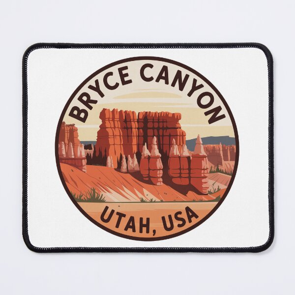 Item preview, Bryce Canyon National Park Vintage Travel Badge - Utah Retro Hoodoo Emblem designed and sold by pod24.