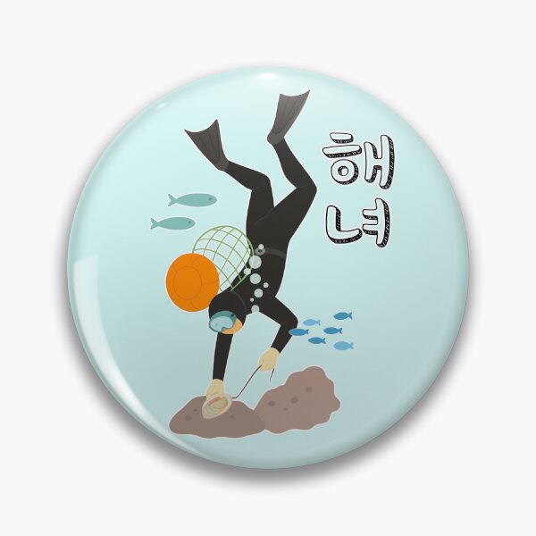 Item preview, Korean Haenyeo Diver – Women of the Sea designed and sold by mycreastyle.