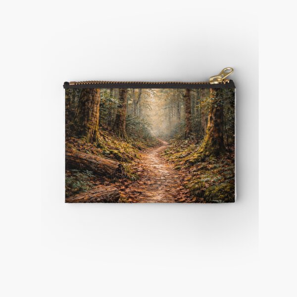 Item preview, Ancient Woodland Path at Autumn Dusk: Moody Forest Wall Art | Dark Academia Nature Print | The Vale Record designed and sold by Element Horizon Studio.