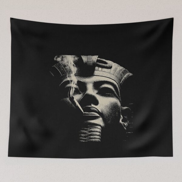 Item preview, Low Key Pharaoh Smoking Cigarette Art designed and sold by k3rstman1.