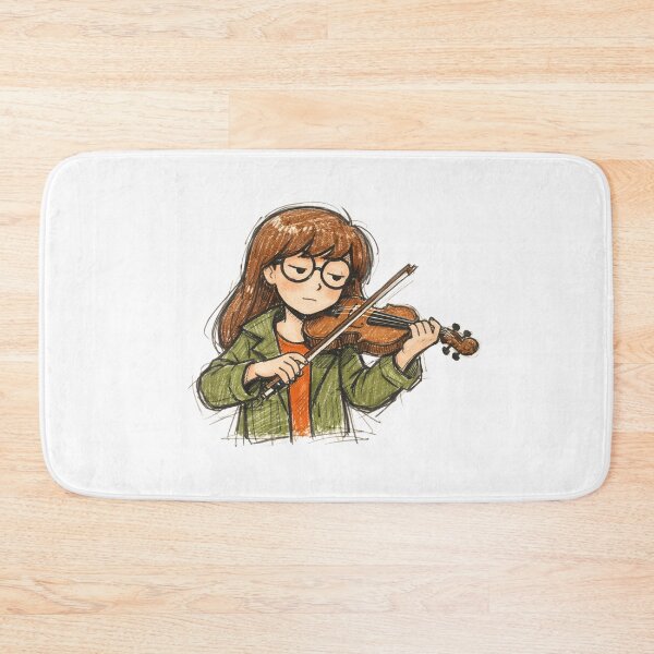 Item preview, DARIA MORGENDORFFER WITH VIOLIN designed and sold by LIS AND MELIVERSO.
