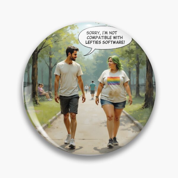 Item preview, Sorry, I'm Not Compatible with Lefties Software designed and sold by Huskyyy Designs.