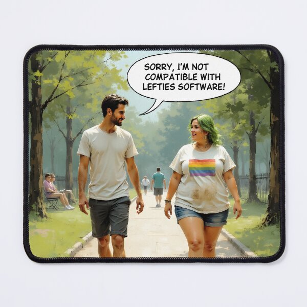 Item preview, Sorry, I'm Not Compatible with Lefties Software designed and sold by Huskyyy Designs.