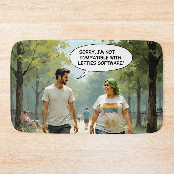 Item preview, Sorry, I'm Not Compatible with Lefties Software designed and sold by Huskyyy Designs.