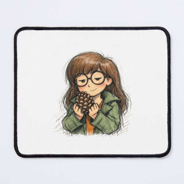 Item preview, DARIA MORGENDORFFER WITH PINE CONE designed and sold by LIS AND MELIVERSO.