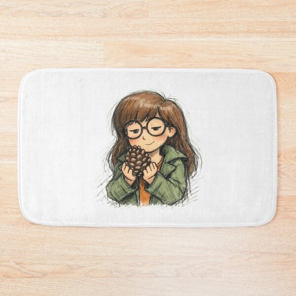 Item preview, DARIA MORGENDORFFER WITH PINE CONE designed and sold by LIS AND MELIVERSO.