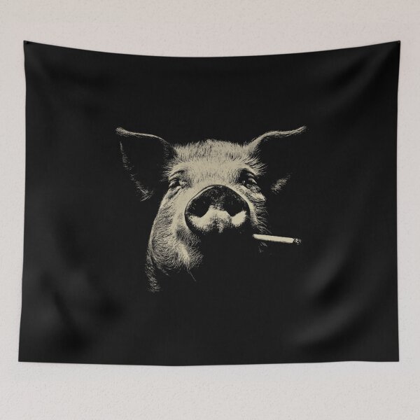 Item preview, Low Key Pig Face Smoking Cigarette designed and sold by k3rstman1.