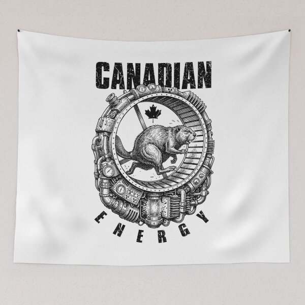 Item preview, Funny Canadian Beaver Energy Canada Maple Leaf Reactor designed and sold by GrandeDuc.
