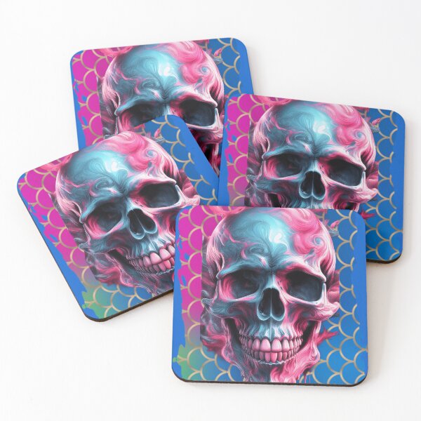 Item preview, Kaleidoscope Soul - Intricate Colorful Pattern Skull designed and sold by Mini Pixel Perfect Co..
