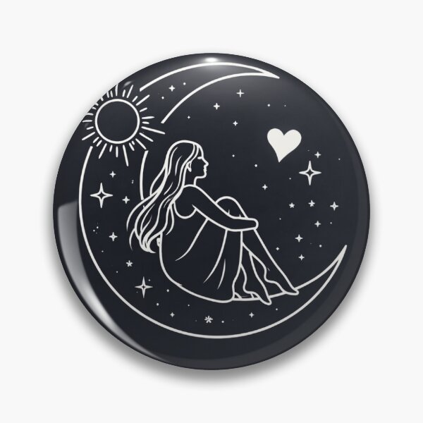 Item preview, crescent moon designed and sold by Marygoe.